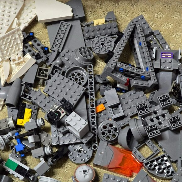 Grey and White Lego and Compatible with Lego Building Blocks Lot GA161 - Picture 6 of 8